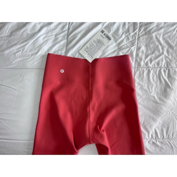 NEW Lululemon GLOW UP HR TIGHT 25" Size 8 Dessert Red Compression Leggings NWT - Picture 6 of 8